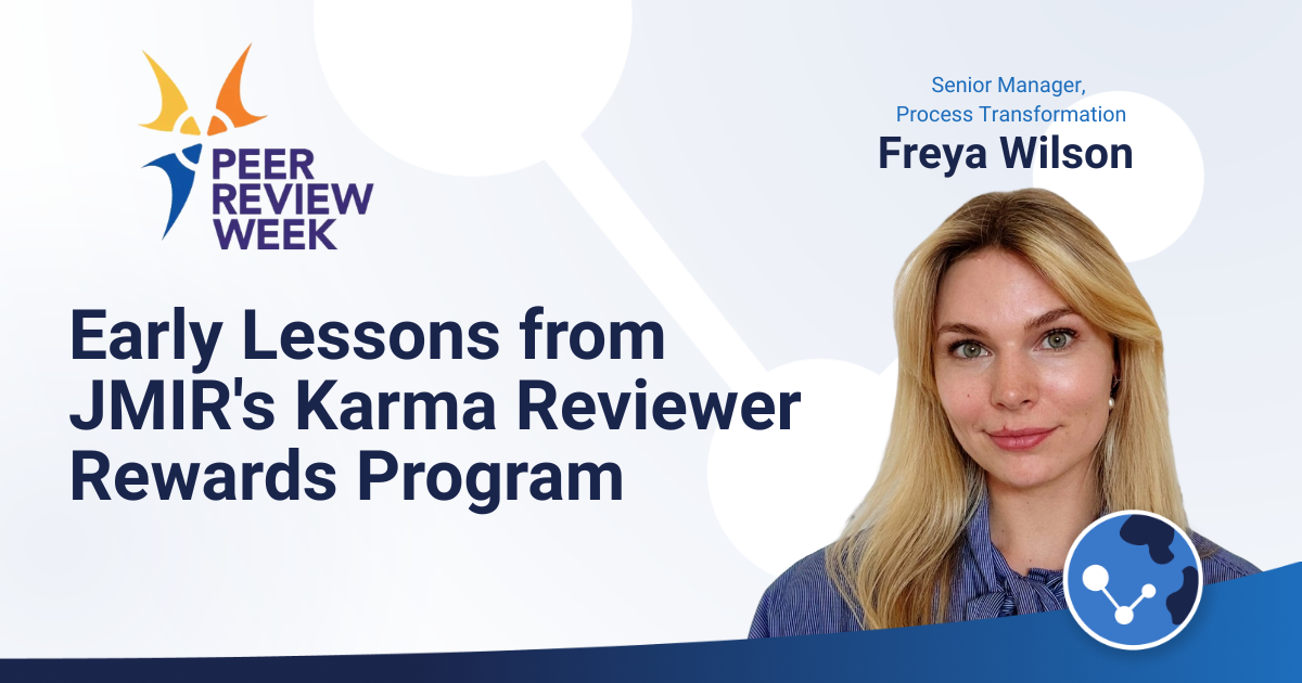 Early Lessons from JMIR's Karma Reviewer Rewards Program